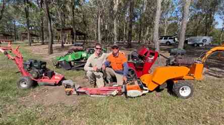 Team at Stumpworks Qld with there range of machines